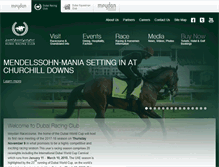 Tablet Screenshot of dubairacingclub.com